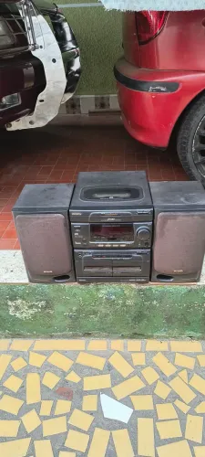 Som Aiwa funcionando normalmente