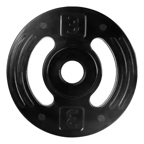 Kit Profissional 370kg Anilhas Injetadas com Barra e Presilhas