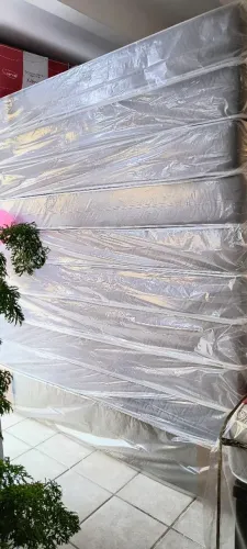Colchão casal 100% espuma dupla face e suporte de peso até 90k cada lado sem isopor!