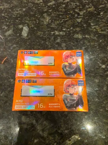 Kit Memória RAM XPG Lancer RGB DDR5 32GB (2x 16GB) 6000MHz CL30
