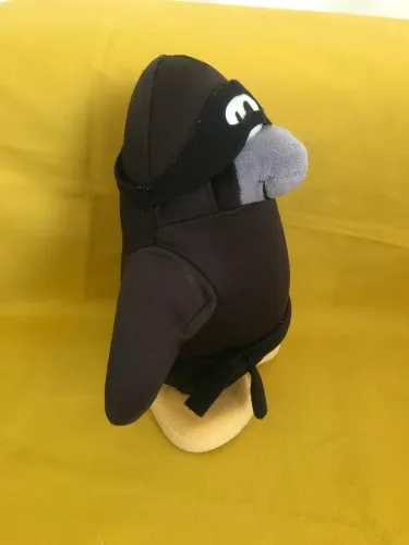 Clube Penguin Ninja Preto Pelúcia