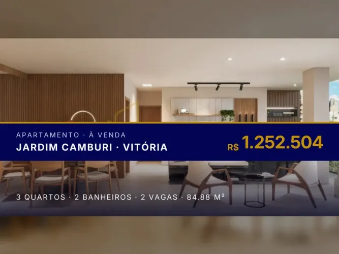 Seu Refúgio em Jardim Camburi - Apartamentos de 3 Quartos Prontos para Morar!