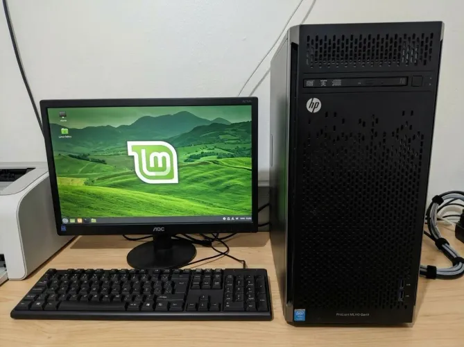 Servidor HP Xeon DDR4 Até 256GB ram completo.