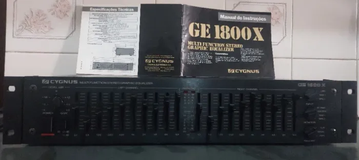 Equalizador Cygnus GE 1800 X com a Alça e Manual de Instruções Originais