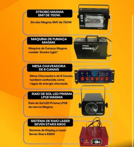 Iluminação Profissional para Djs
