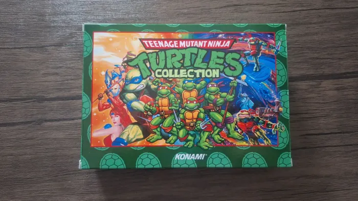 Tartarugas Ninjas Collection SNES Super Nintendo Caixa e Manual
