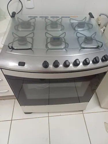 Fogão 6 bocas brastemp 