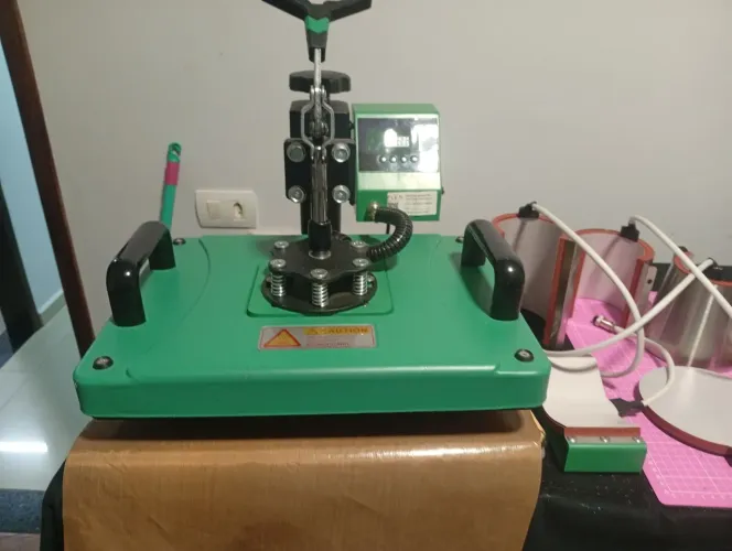 Prensa térmica sublimação 8x1