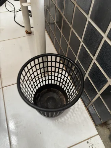 Lixo escritório preto