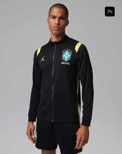 Jaqueta Air Jordan Brasil treino academy pro black