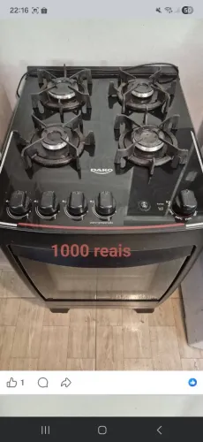 Vendo fogão dako 4bocas.