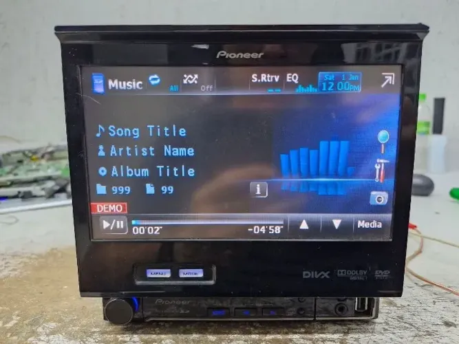 DVD Pioneer AVH-5480 dvd funcionando perfeitamente