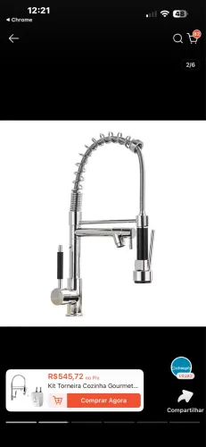 Kit torneira gourmet e aquecedor eletrônico 