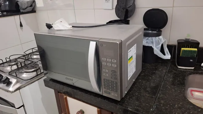 Micro-ondas Consul 20L Cinza - Espelhado CM020BF - 220V