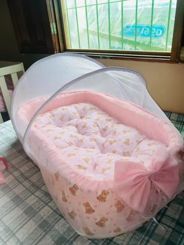 Ninho para bebê rosa