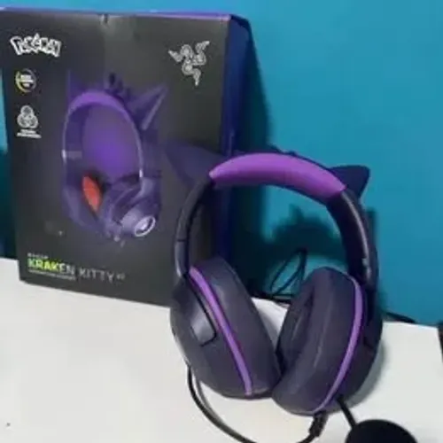 Headset Razer Kitty V2 Gengar Edition