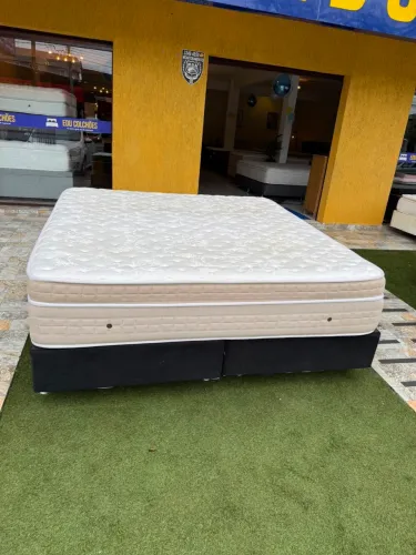 Colchão KING MAXFLEX LÁTEX SEMINOVO TOP - Entrego!