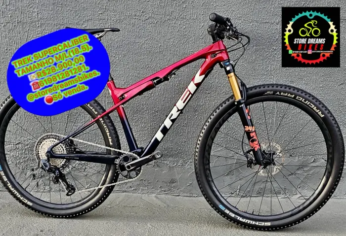 TREK SUPERCALIBER CARBONO. TAMANHO M/L(18.5).