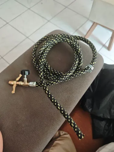 Mangueira com registro para fogão 