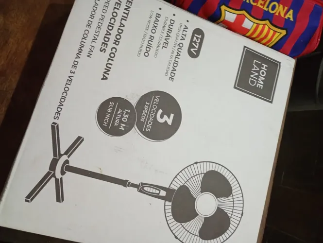 Ventilador lacrado, $110
