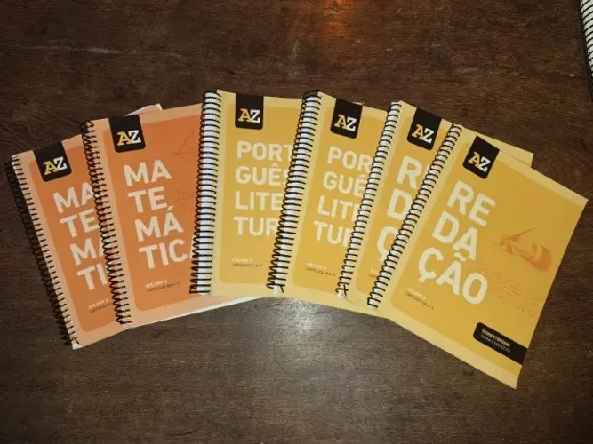 Apostilas do Ensino AZ Semiextensivo Completo (nunca usado)