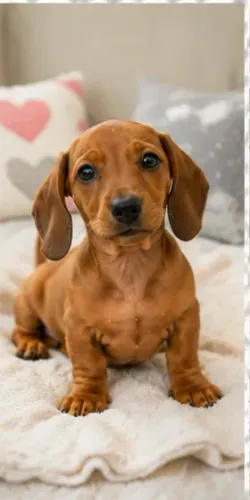 Neném Teckel/Dachshund/Salsicha/Salsichinha/Basset/Cofap amorosos e saudáveis