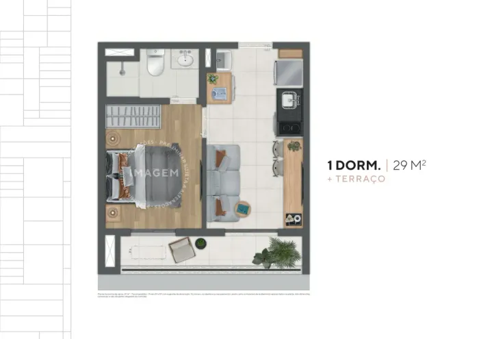 Apartamento à venda no Condomínio Joá em Pinheiros em São Paulo - SP
