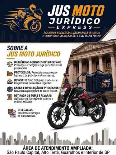 Motoboy Jurídico Motoboy Express, diligências, fóruns, protocolos
