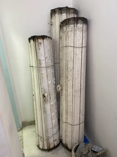 3 Portas de Aço s/ trilho