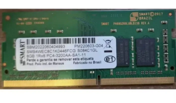 Memória ram ddr4 excelente 8 gigas