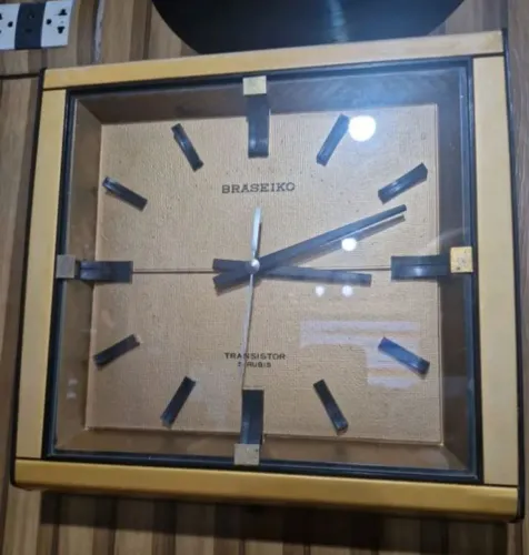 Relógio de parede Braseiko 5 rubis