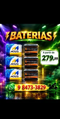 Bateria e Baterias para carro