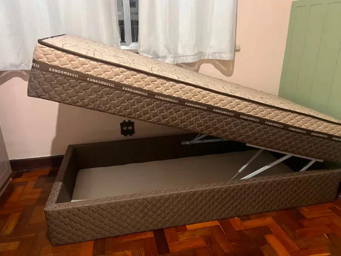 Cama baú de solteiro (qualidade alta)