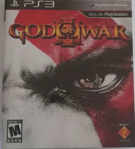 Jogo Raro Para PS3,God Of War 3,Only On PlayStation,Sony Computer,Com O Encarte De 24 Pági