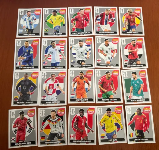Kit 20 legends prata 2026!