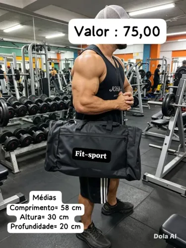 Bolsa pra academia - GRÁTIS ENT
