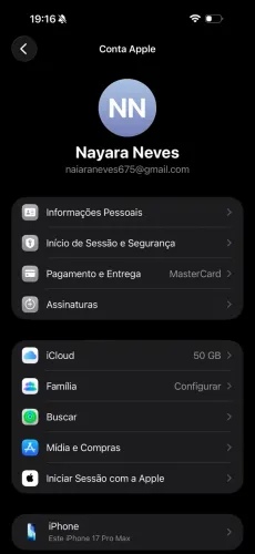 Vendo 17 pro Max impecável nunca caiu sem nenhum detalhe par pessoas exigentes