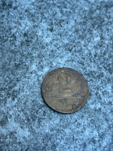 Moeda antiga de 2 cruzeiros de 1946