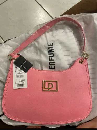 Bolsa NOVA Lança Perfume Rosa claro 