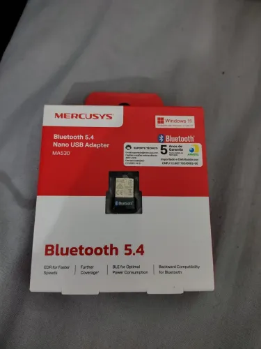 Adaptador De Receptor Mercusys Ma530 Usb Nano Bluetooth 5.4