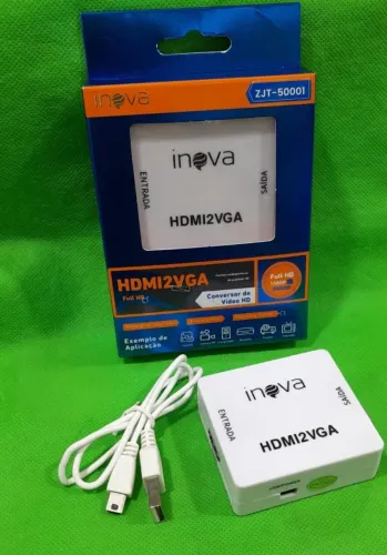 Conversor HDMI x VGA - Entrega Grátis