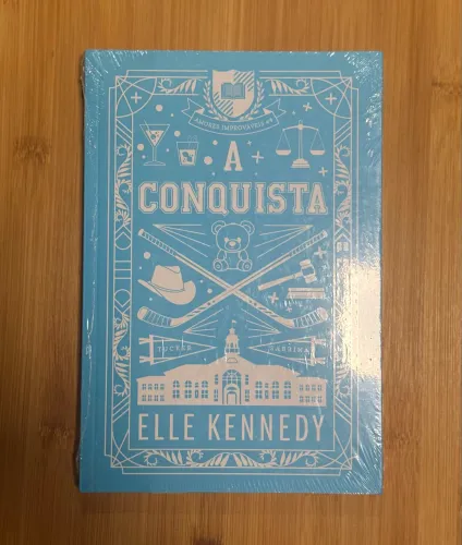 Livro A CONQUISTA ELLE KENNEDY lacrado nova edição 