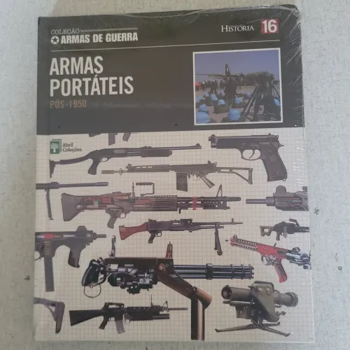 Livro Coleção Armas de Guerra nº 16 - Armas Portáteis Pós-1950 (Abril Coleções)