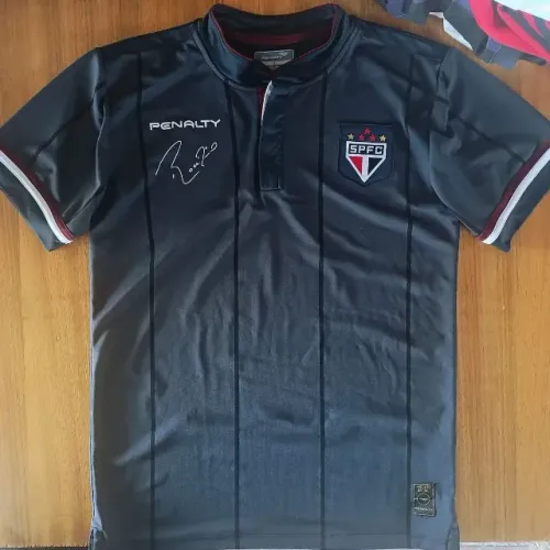 camisa original 2014 goleiro rogério ceni são paulo fc penalty chumbo tamanho p spfc