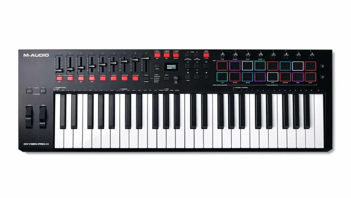 Teclado Controlador MIDI de 49 Teclas - Oxygen Pro 49
