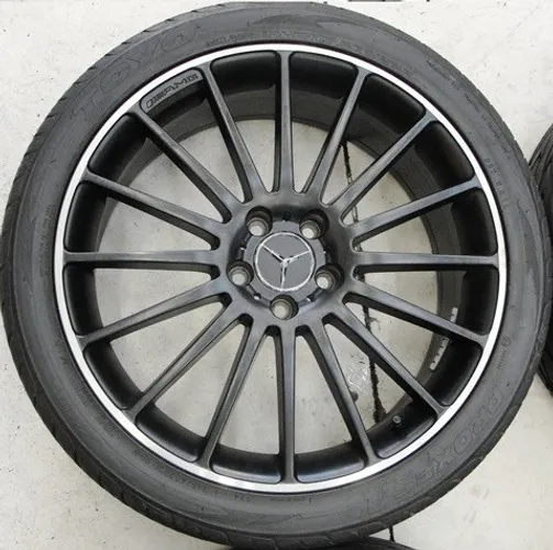 Rodas 20 Mercedes "filé" c/ pneus (Só p/ Venda) Loja Hr Rodas Oficial