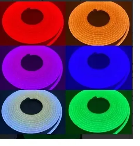 Fita Neon Led 5m 12v Flexível Alto Brilho Rgb Controle( Promoção!! JK Eletronicos)