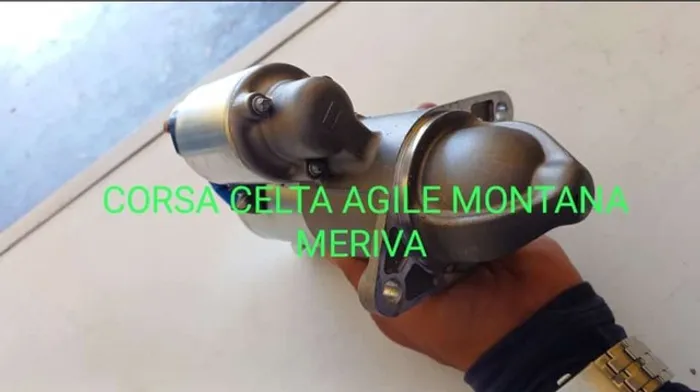 Motor partida Corsa celta agile Montana Meriva prisma cobalt spin onix Meriva 