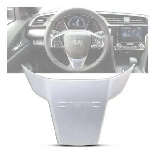 Aplique Volante Prata Civic G10 mK2