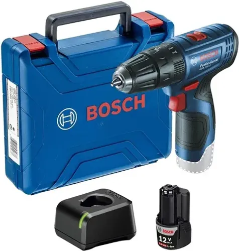 Furadeira martelete parafusadeira sem fio de 10mm Bosch GSB 120-LI 12V 127V/220V